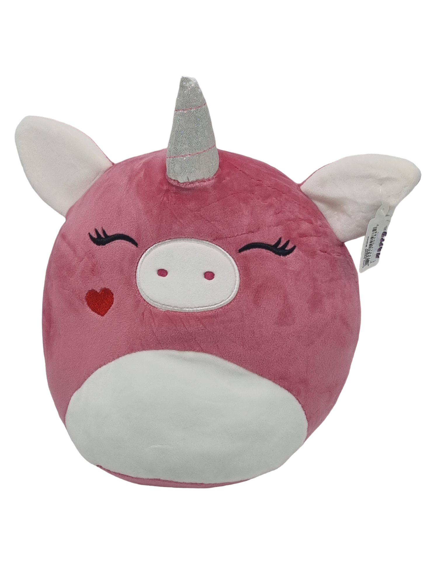 Squish Knuffel Kussen Unicorn Roze - 23 cm