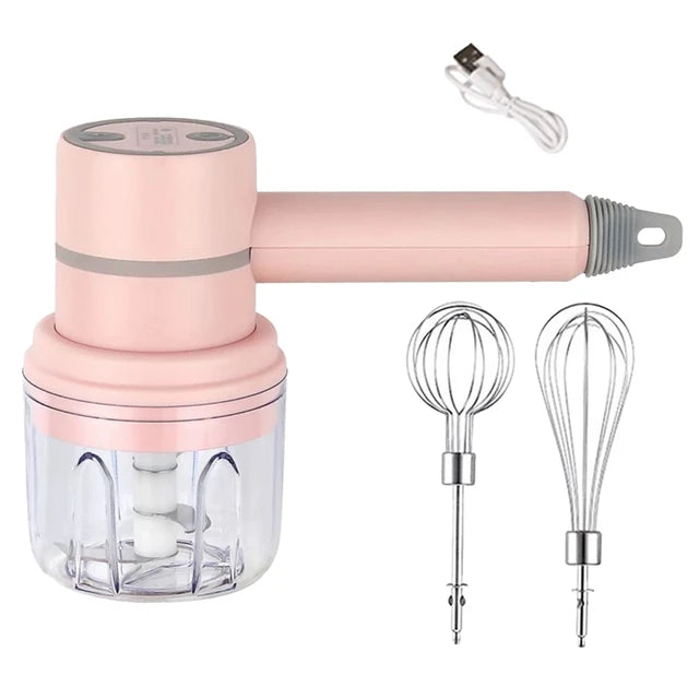 elektrische groentesnijder - luxe elektrische foodchopper Klopper Mixer - mintgroen - chopper -
