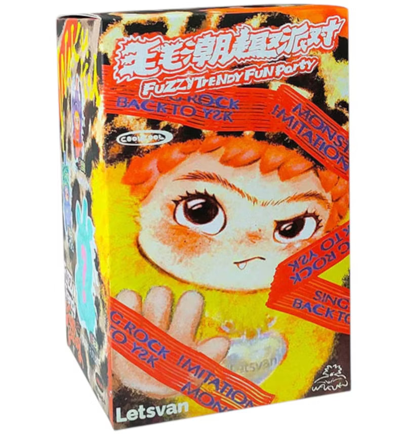 WAKUKU Fuzzy Trendy Fun Party Plush Blind Box - Lafufu Friends Blindbox
