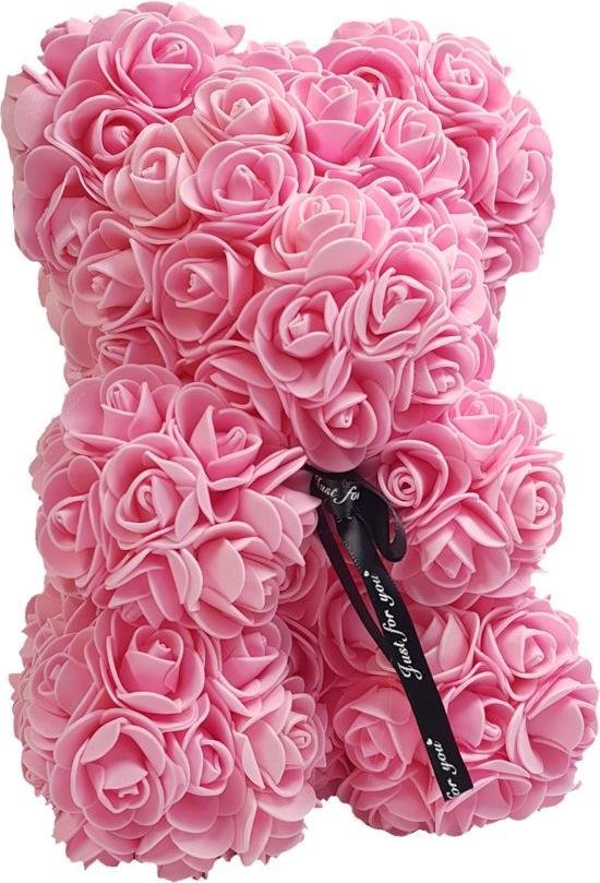Rozen Beer 25 cm giftbox - Rood