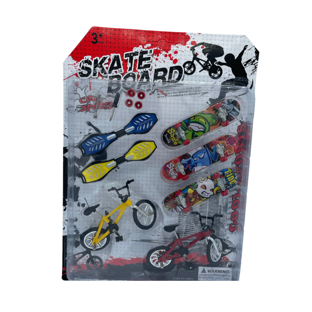 Finger Skateboard - Wave Board - Bmx - 7 Stuks