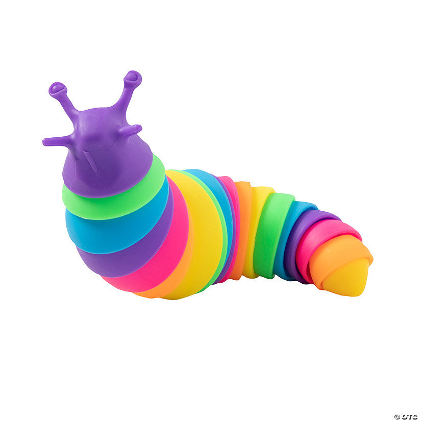 Fidget Slak Slug - 20CM - Rainbow Kleuren