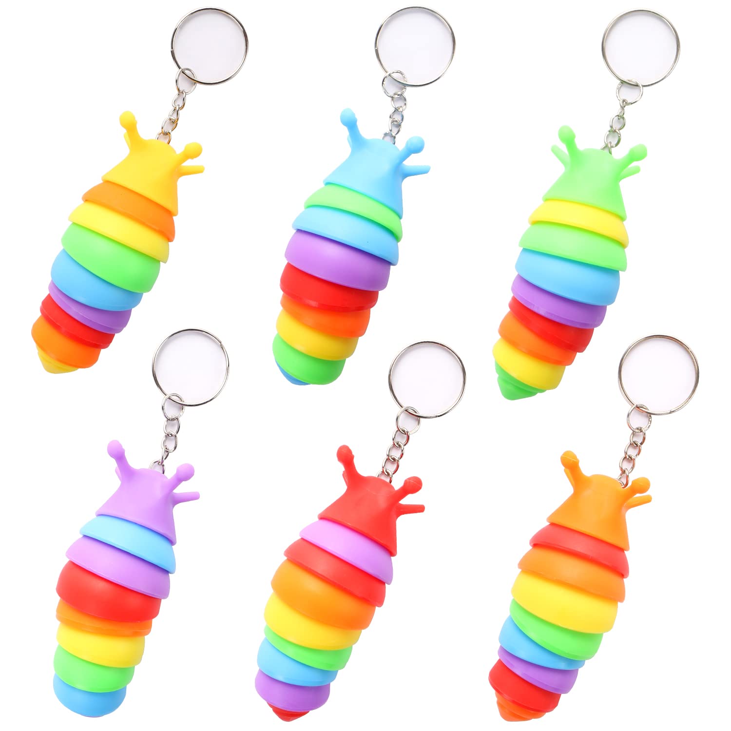 Fidget Slug slak keychain sleutelhanger