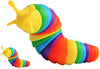 Fidget Slak Slug - 20CM - Rainbow Kleuren
