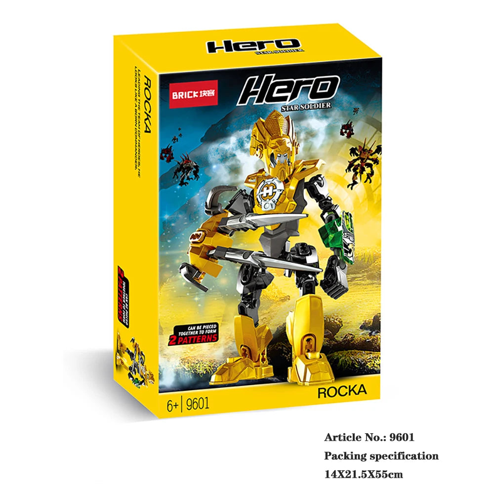 Brick Bouwstenen Hero Star Soldier 9601/9602/9603/9604/9605/9606