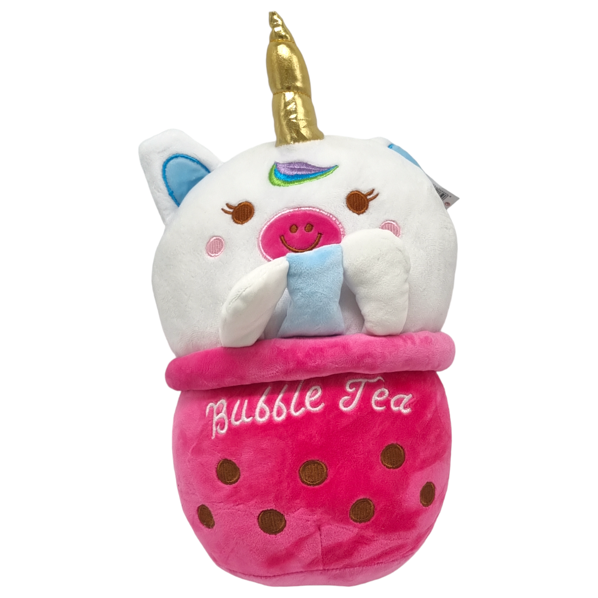 Unicorn Bubble Tea Plushe 35 cm