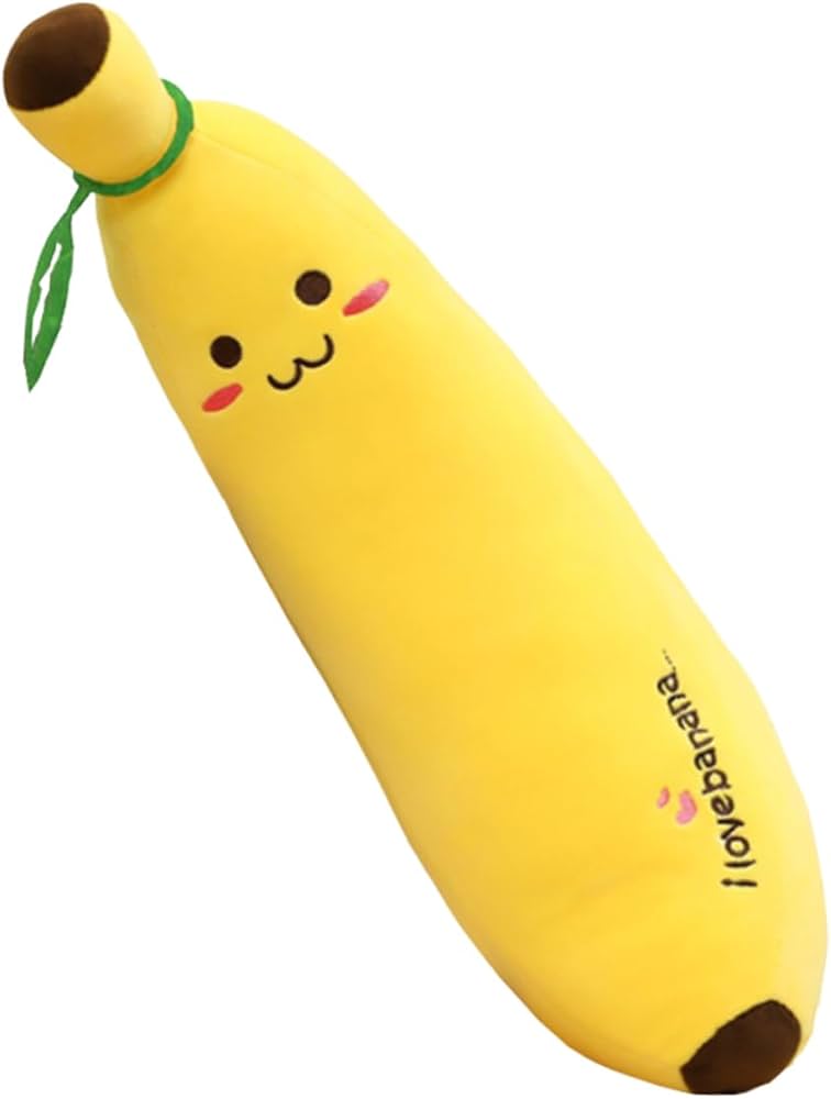 Banaan Knuffel 80 cm GROOT /  I love banana Squish Super Zacht