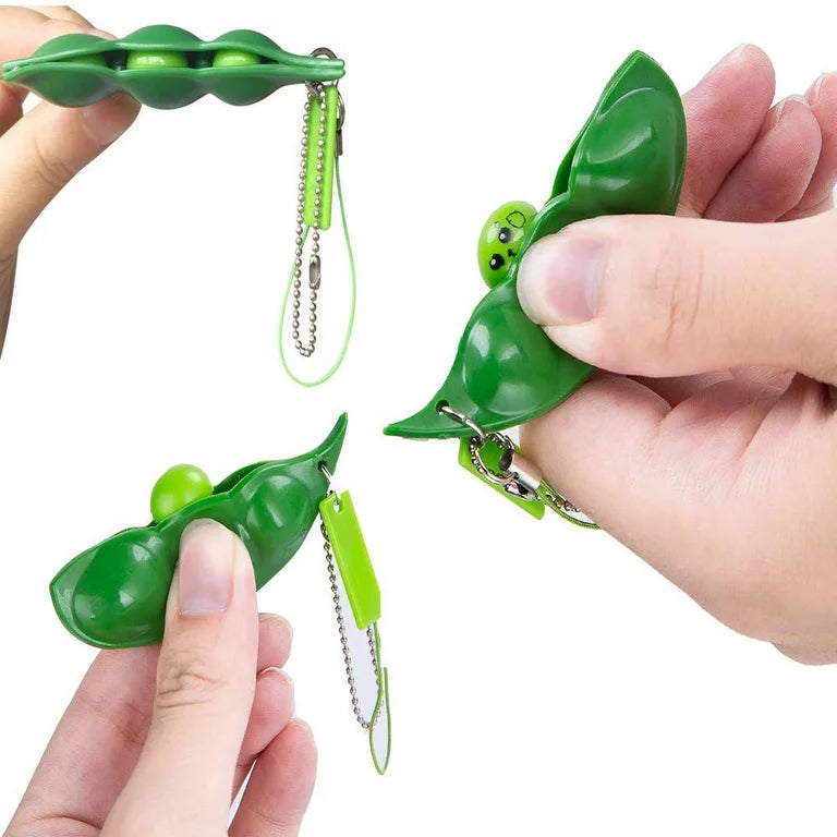 Fidget boon bean - keychain sleutelhanger boontjes