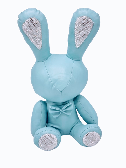 Konijn met Diamant Steentjes Pluche Knuffel 38 cm