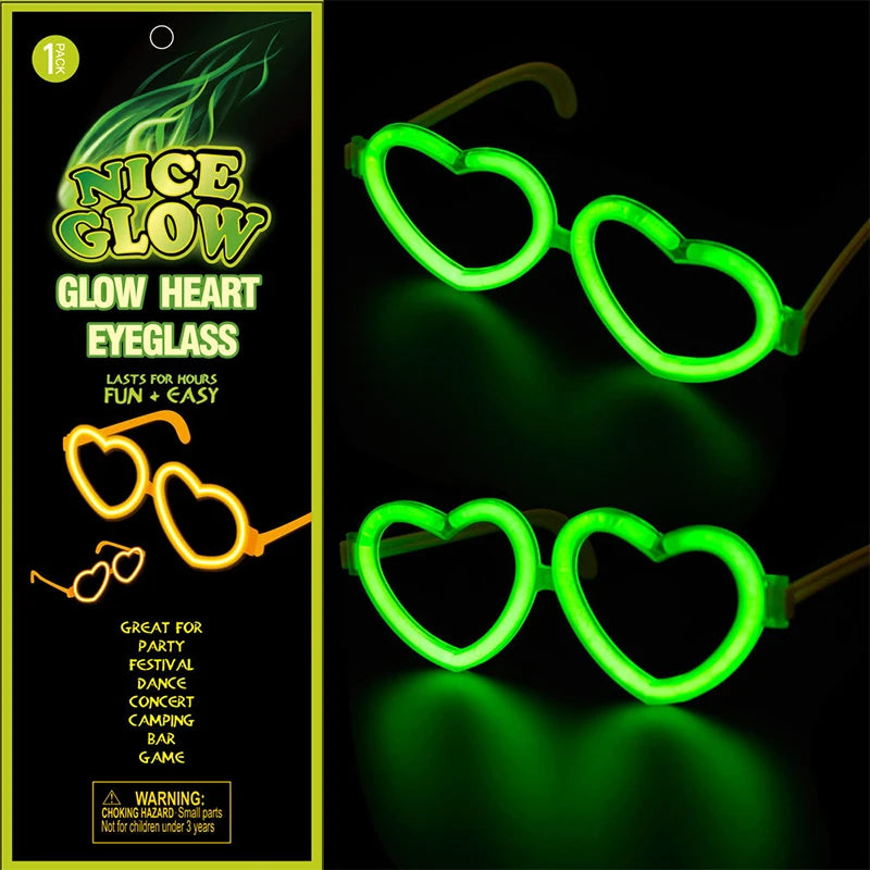 Glow in the dark bril eyeglass