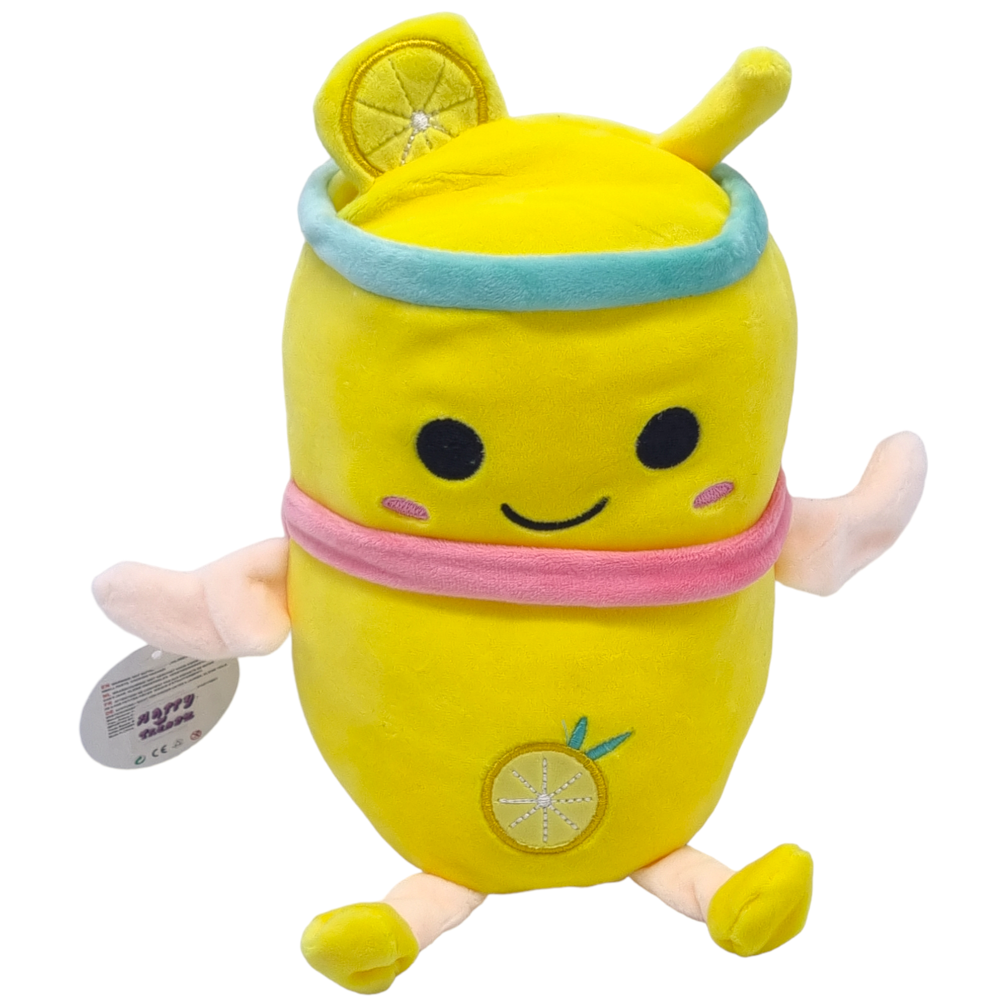 Bubble Tea Plushe Ananas 25 cm Beentjes en armen