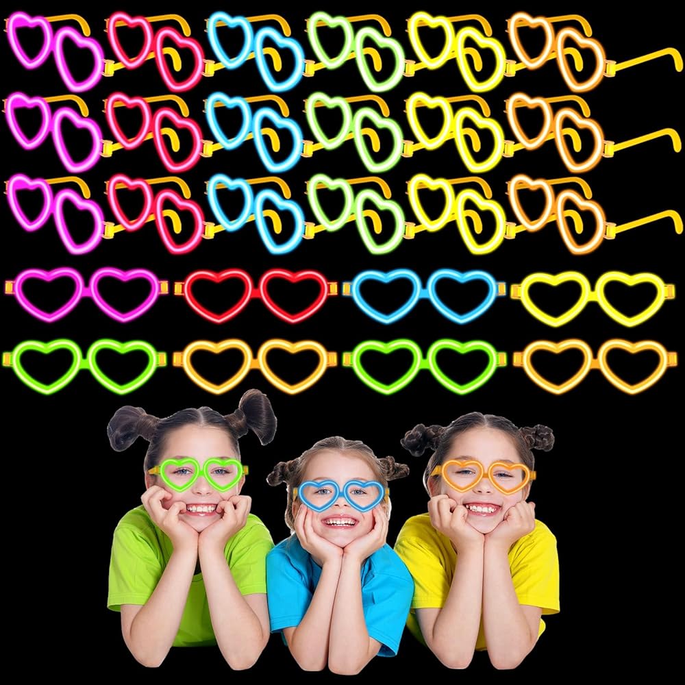 Glow in the dark bril eyeglass