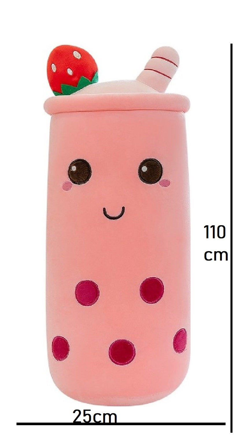 Bubble Tea Knuffel 110 cm groot
