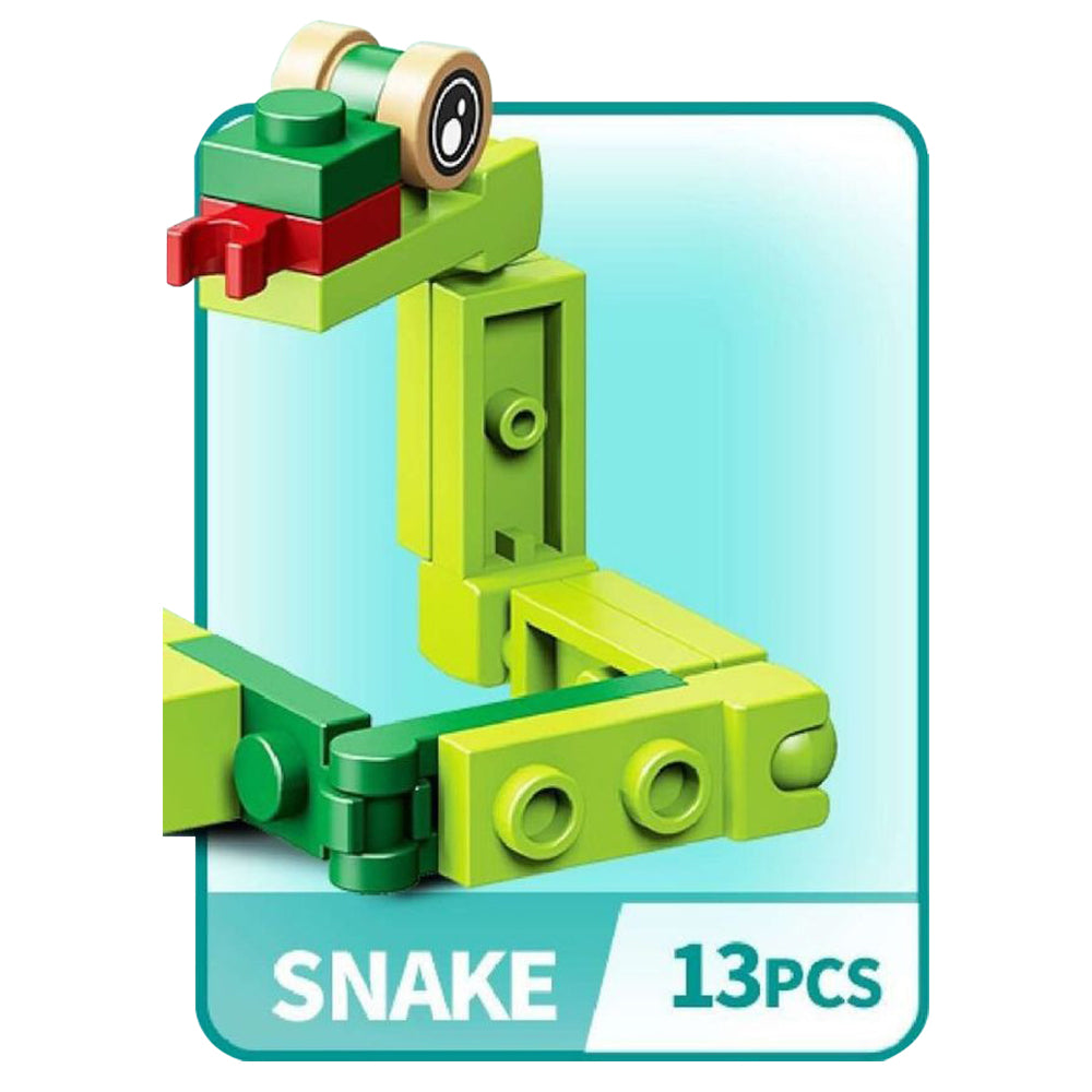 Bricks Dieren 12in1 Display - totaal 12 ballen mystery gevuld