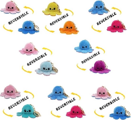 Mood Octopus Sleutelhangers Plush Keychains