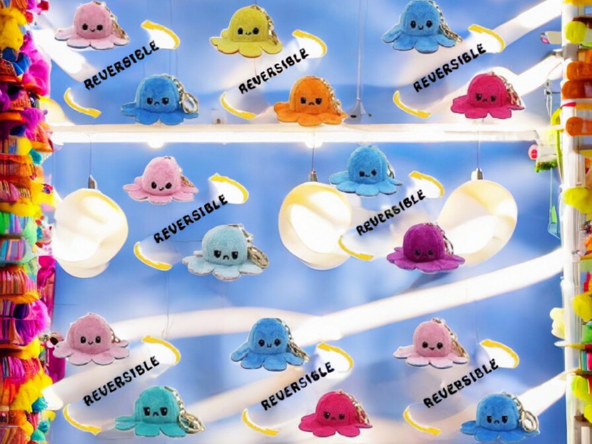 Mood Octopus Sleutelhangers Plush Keychains