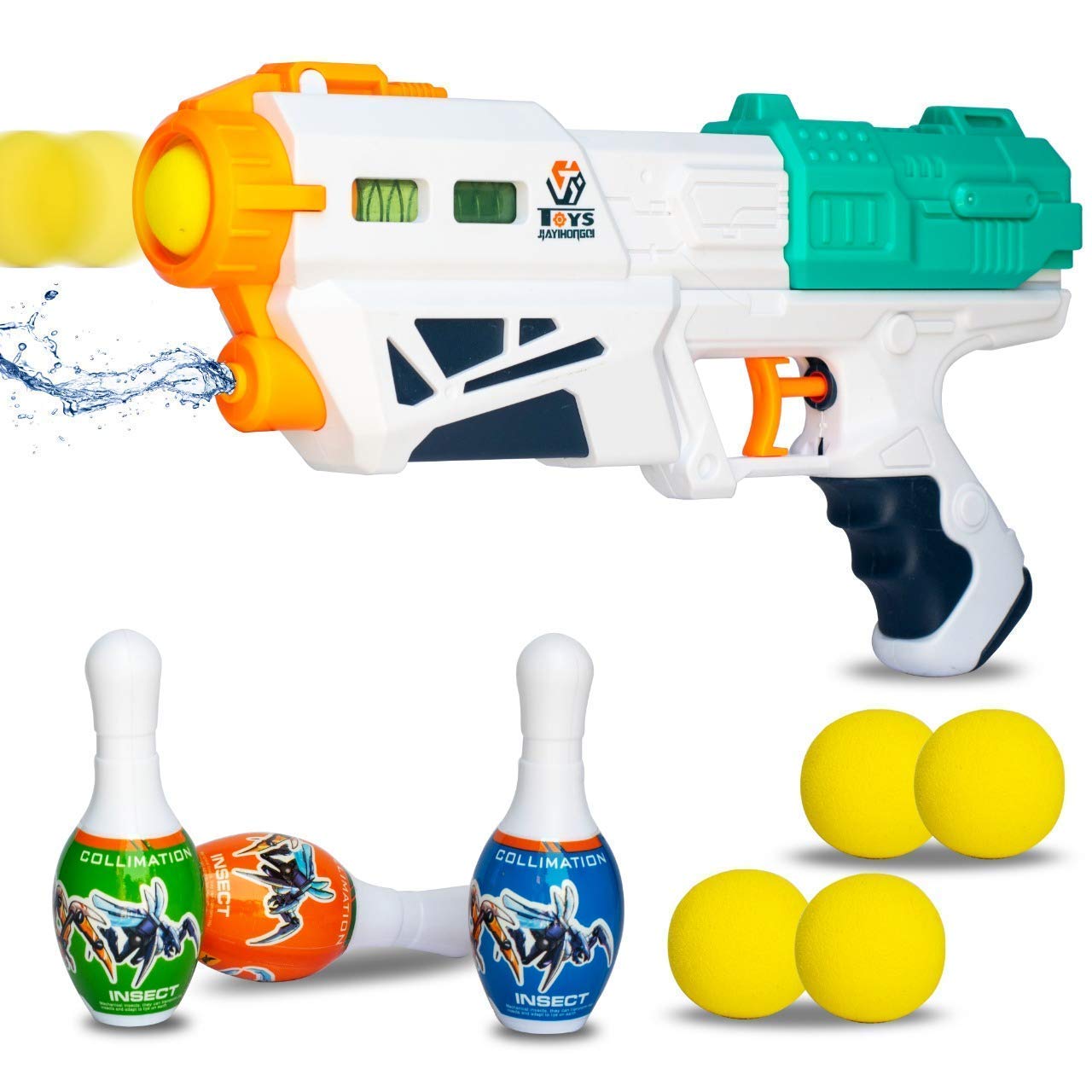 2in1 Waterpisstool ,Game Pistool + Pionnen keeus 3