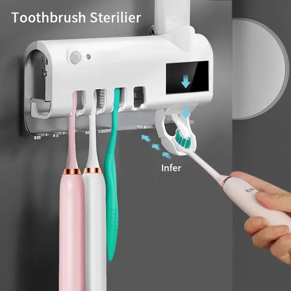 UV Tandenborstelhouder met uv-sterilisator-functie met ledlicht