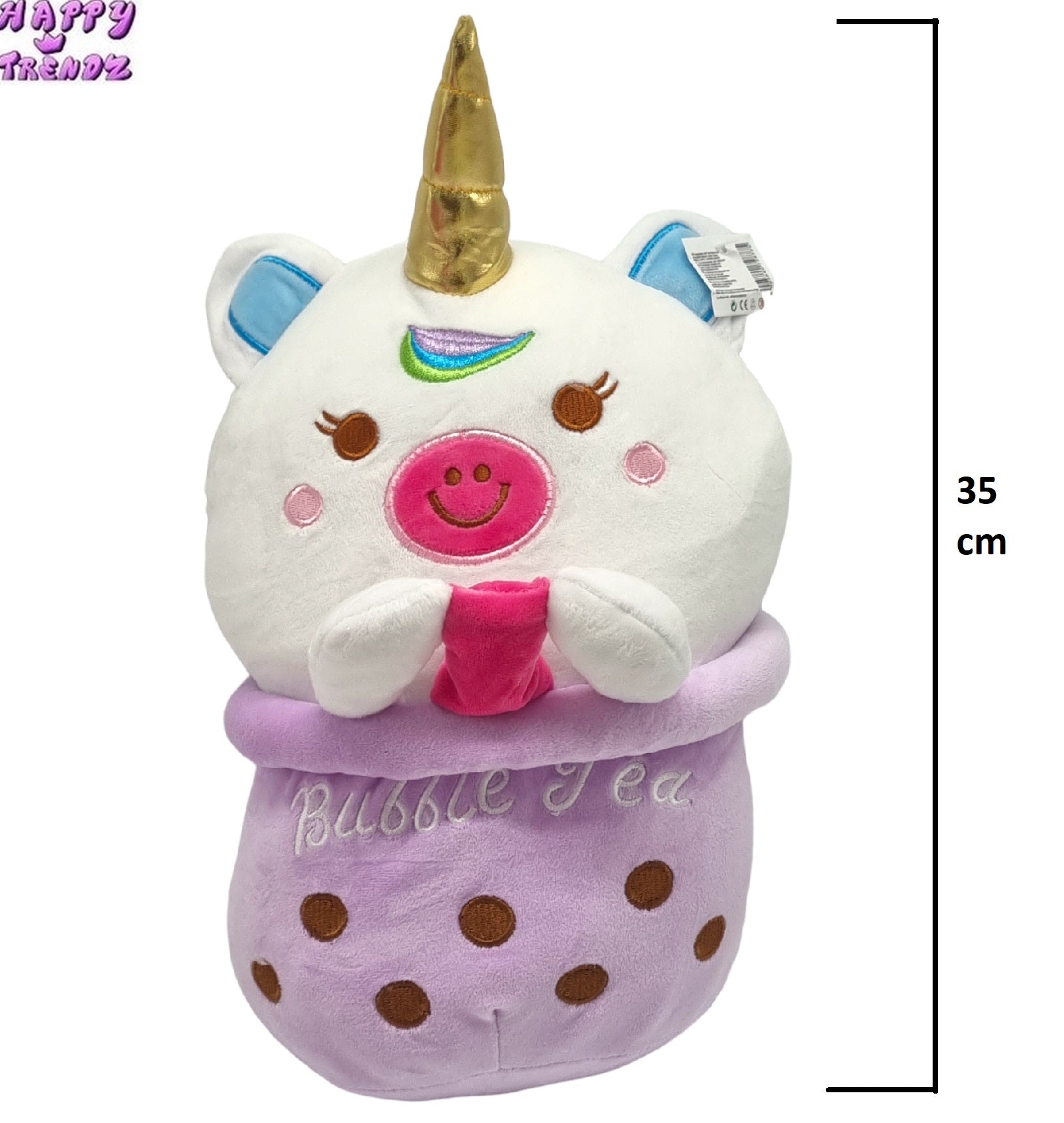 Unicorn Bubble Tea Boba Plushe