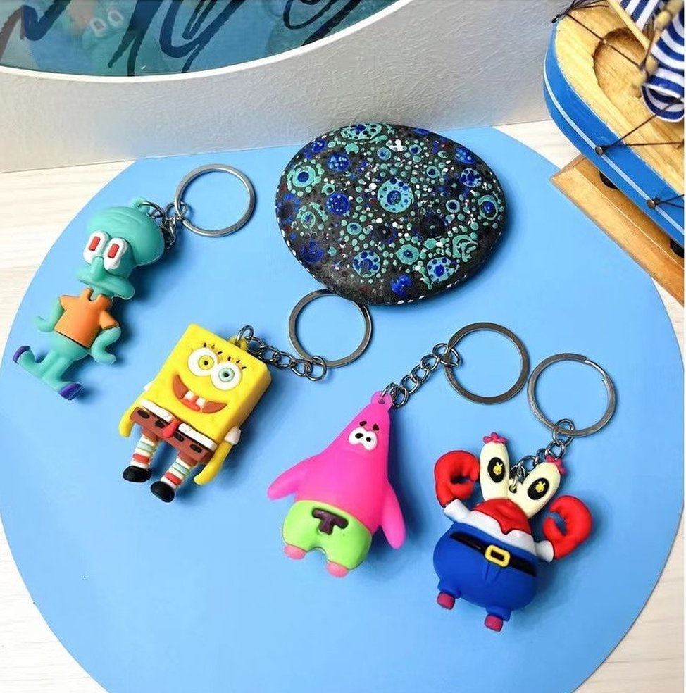 Sleutelhangers Spongebob en Friends