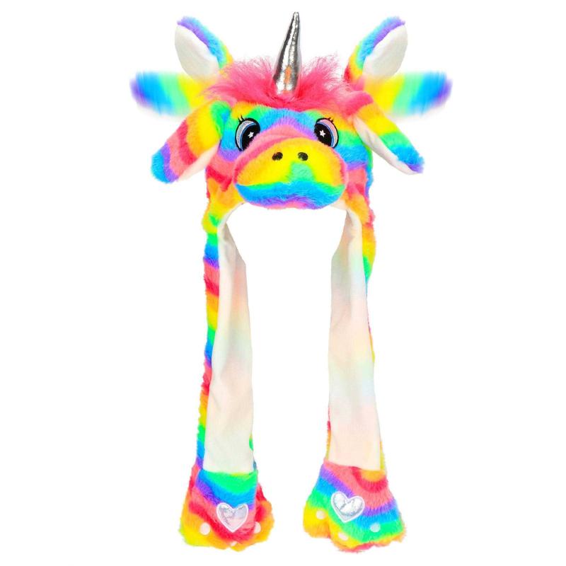 Funny Bunny hoed Muts Rainbow model met verlichting