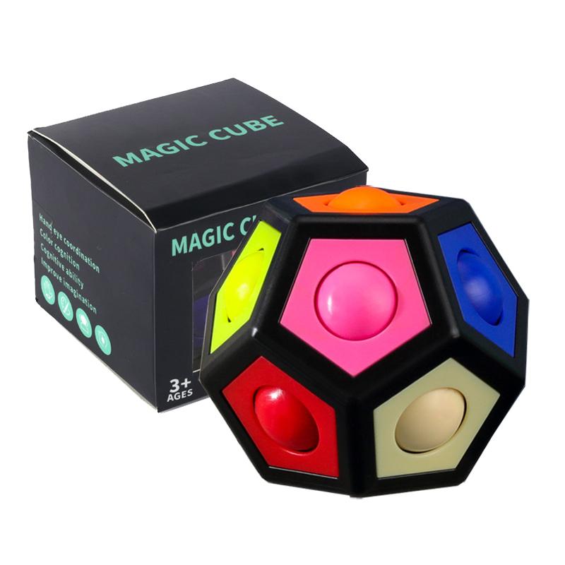 Fidget Cube Puzzle ball zwart