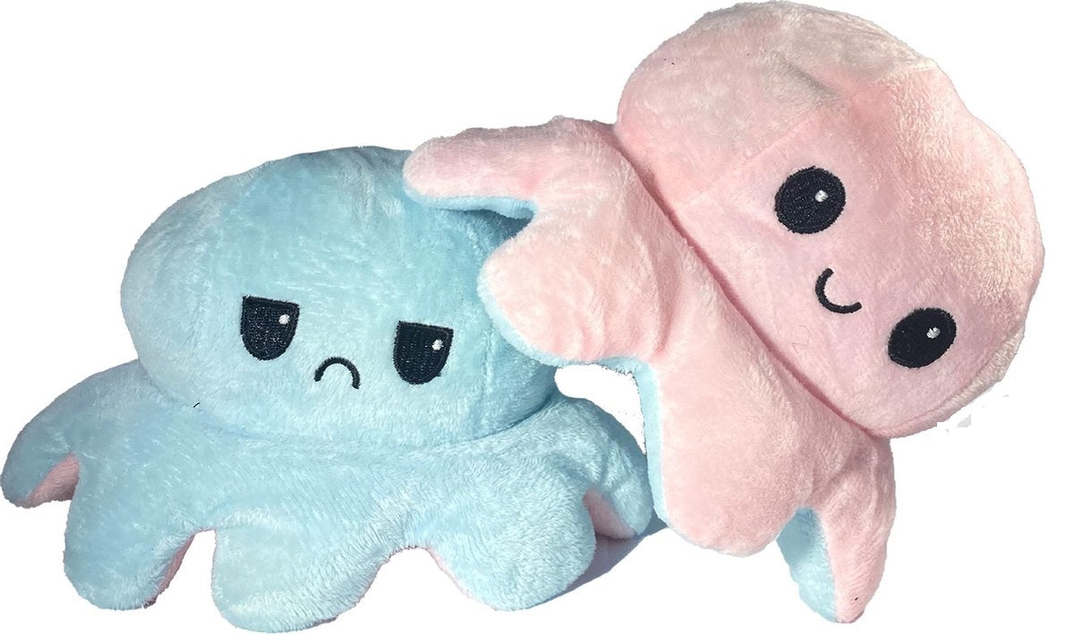 Mood Octopus Licht Blauw Licht Roze