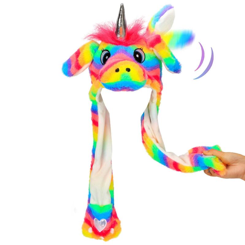 Funny Bunny hoed Muts Rainbow model met verlichting