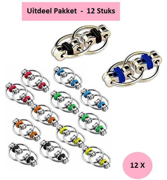 Uitdeelpakket Fidget Chain 12 stuks