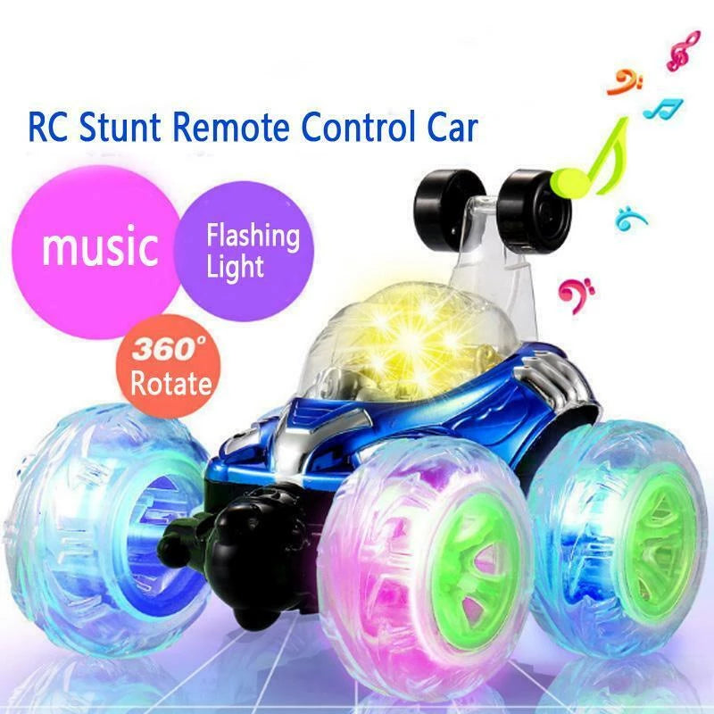 RC Auto Stunt 360 light sound Rood