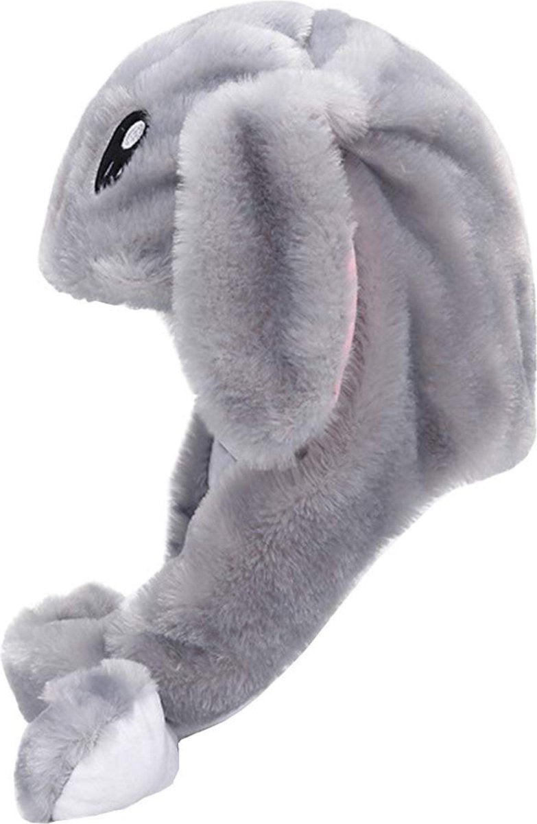 Funny Bunny Hoed muts Hat - Kleur Grijs