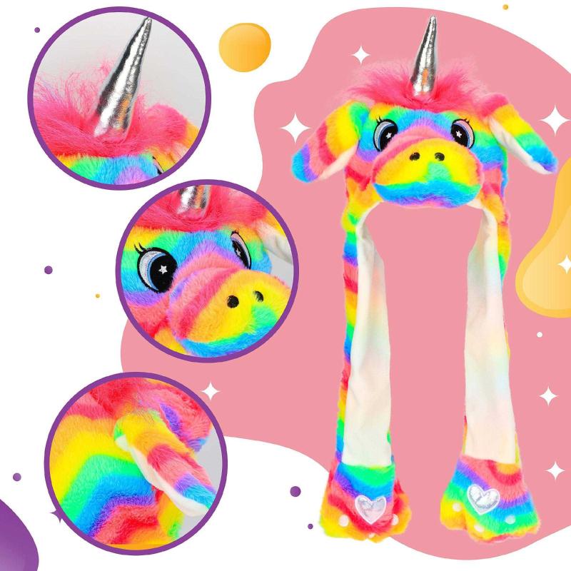 Funny Bunny hoed Muts Rainbow model met verlichting