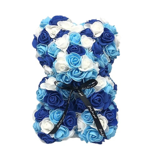 Rozen Beer 25 cm giftbox - Rood