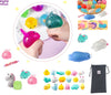 Mochi mochies squishie 12 stuks glitter en normaal