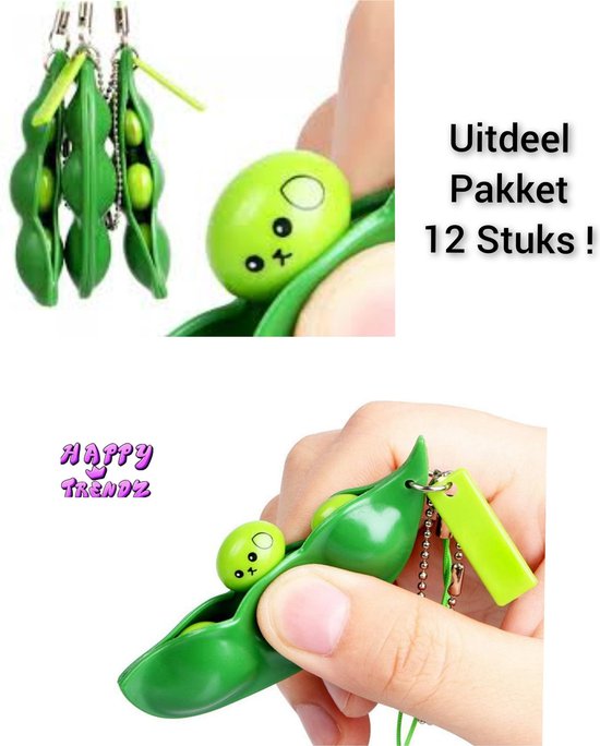 Uitdeelpakket Fidget Bean Boon 12 stuks