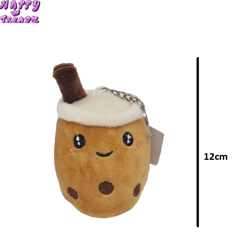 Boba Bubble Tea Sleutelhanger Pluche