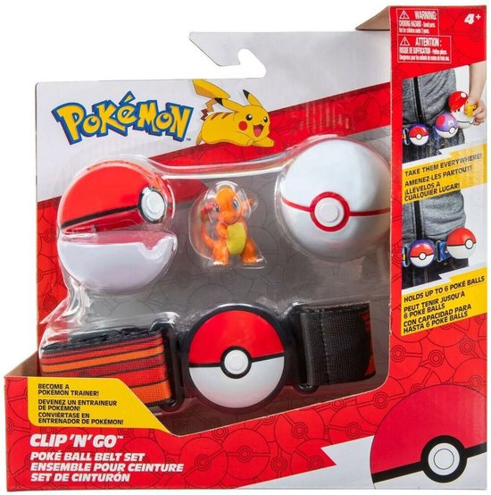 Pokemon Clip N Go Poke Belt - Charmander