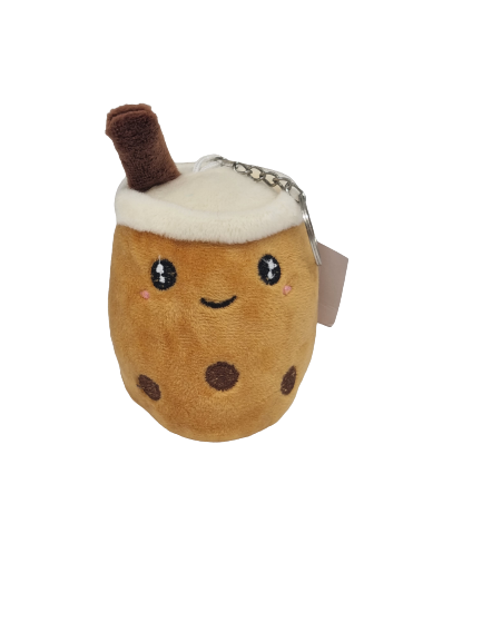 Boba Bubble Tea Sleutelhanger Pluche