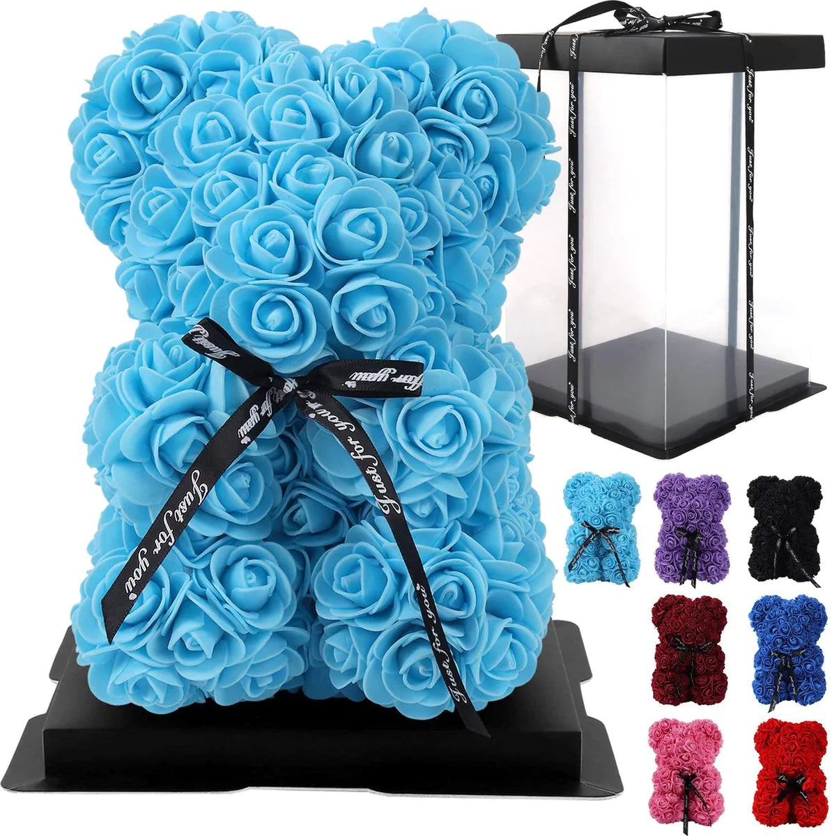 Rozen Beer Baby Blauw In GiftBox