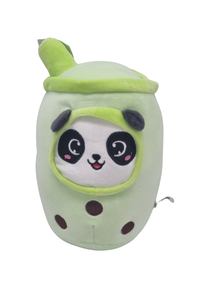Bubble Tea Pluche - 22 cm - Panda Groen model