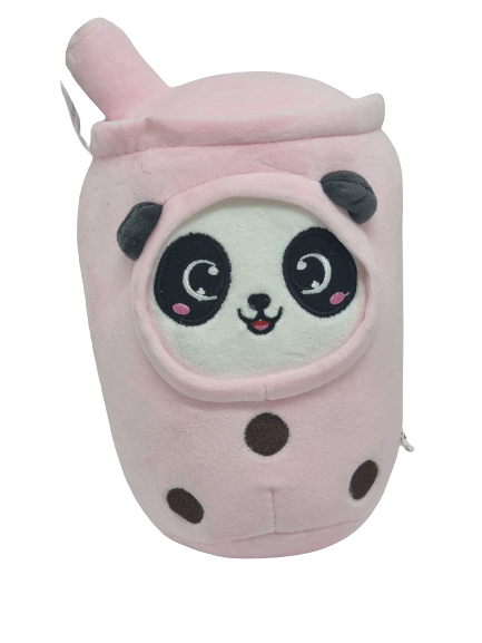 Bubble Tea Pluche - 22 cm - Panda Roze model