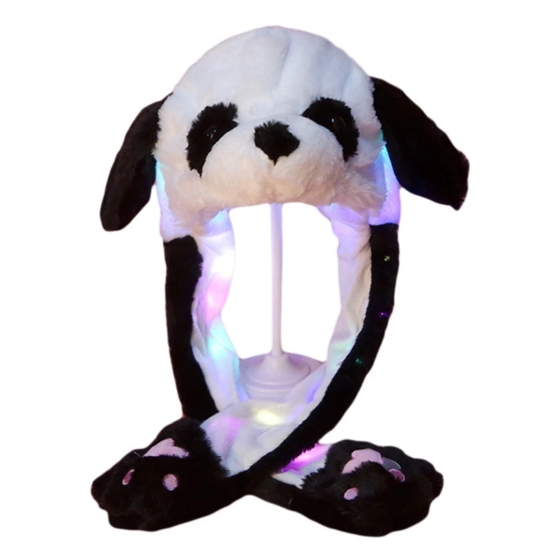 Funny Bunny hoed muts kleuren Panda model met Led