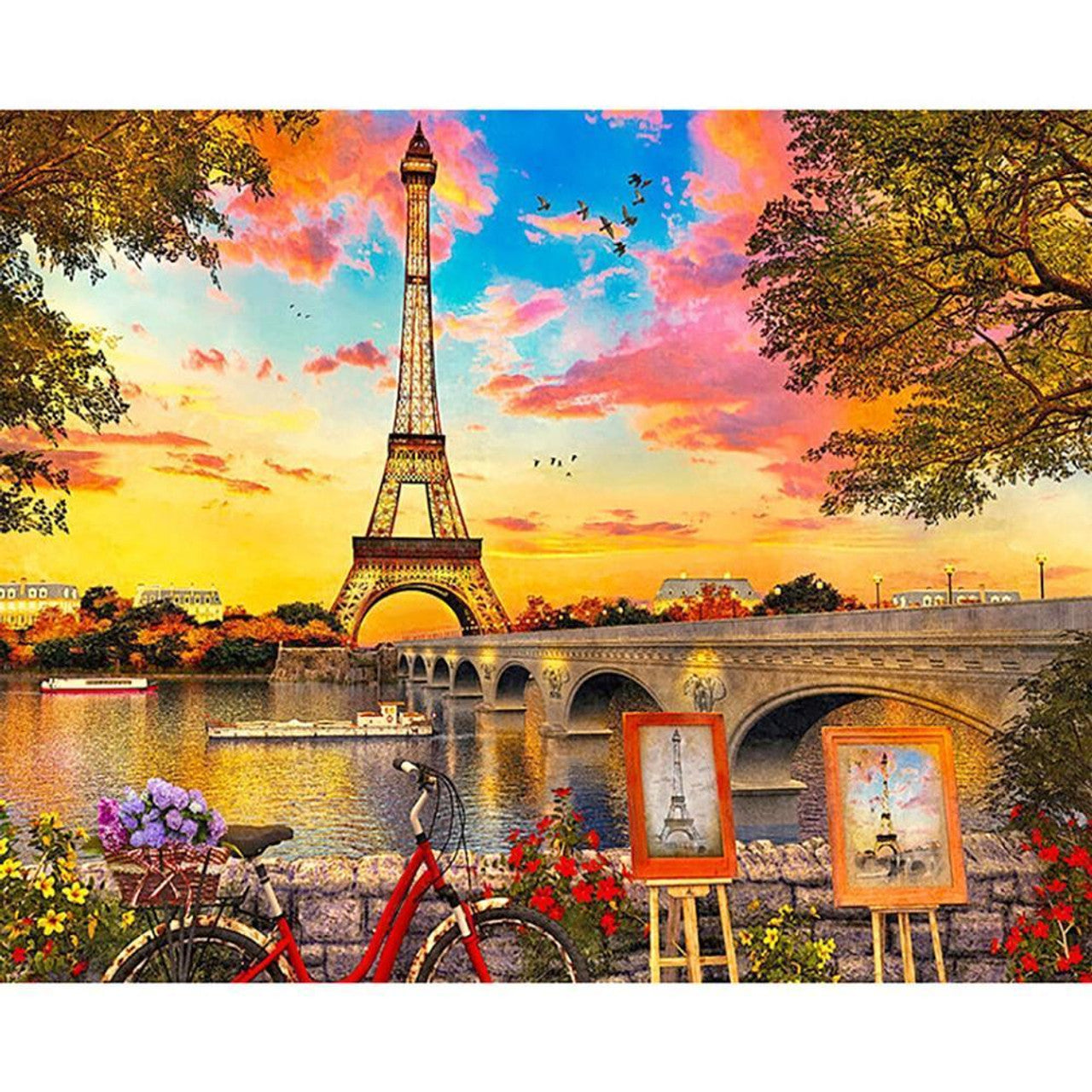 Diamont Painting XL Parijs Eiffeltoren 46cm x 56cm