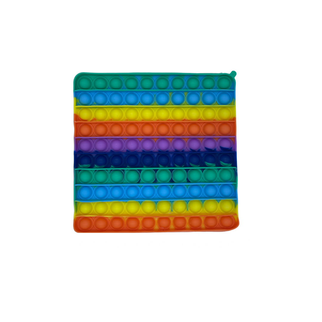 Pop It - Rainbow Vierkant - 20cm