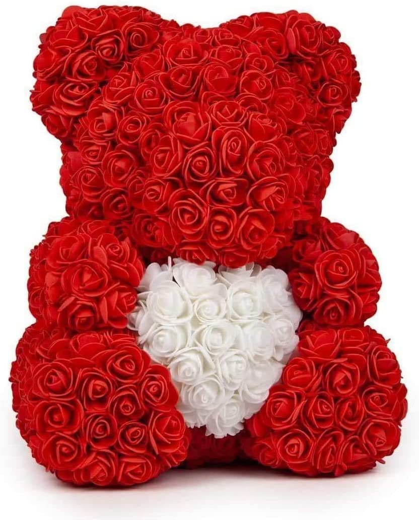 Rozen Beer 37 Cm Rood