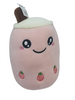 Bubble Tea Pluche - 22 cm - Roze Kleur