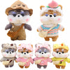 Lalafanfan - Shiba Inu - 30cm  Knuffel + Wilekeurig Setje
