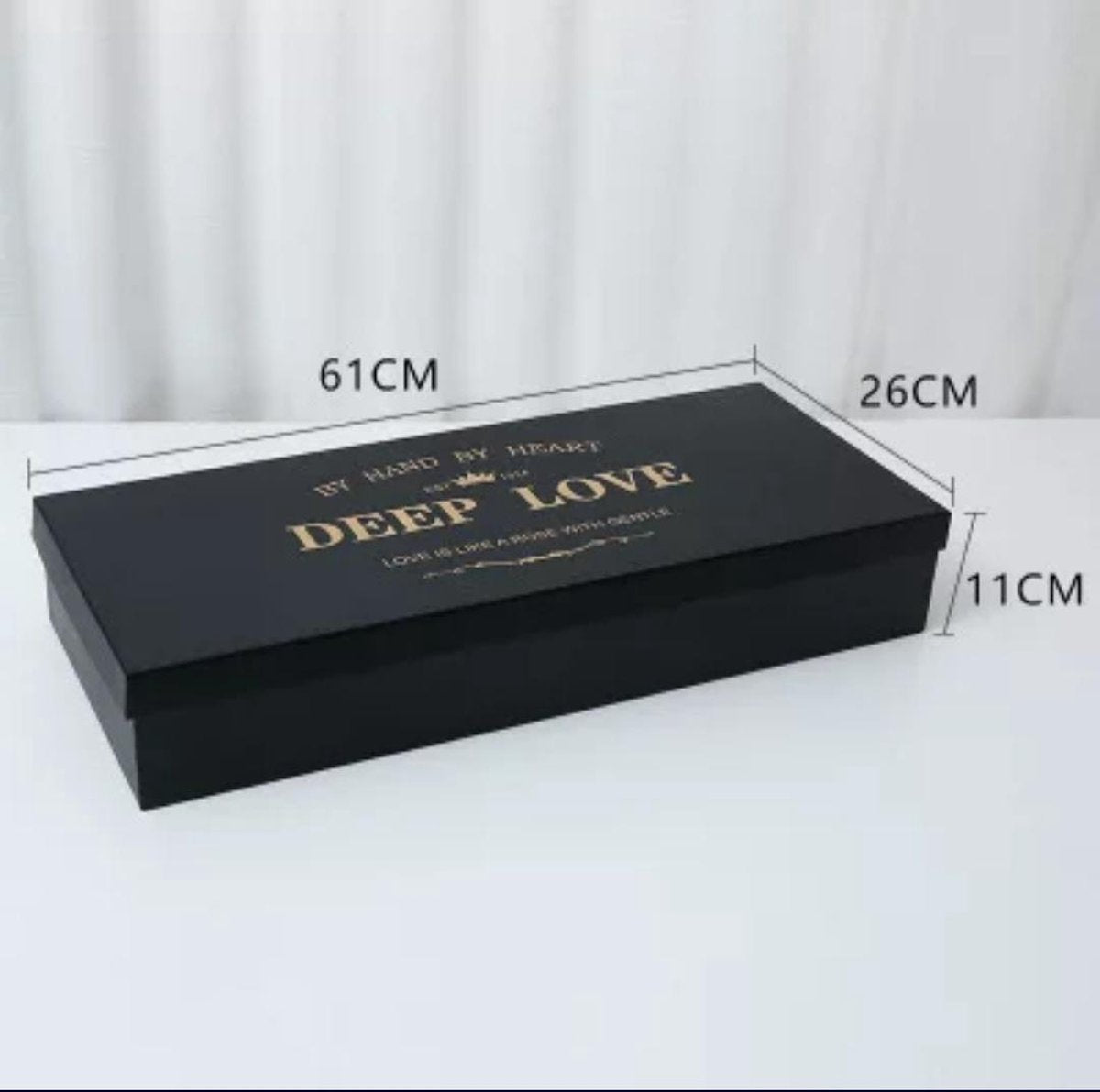 Rozen Flowerbox I love You - Black box Deluxe